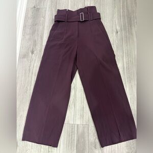 Babaton Deep Purple Belted Trousers